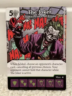 Justice League Dice Masters Card #92 The Joker - Clown Prince Of Crime - Image 1