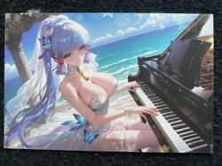 Matchmaker 2 Spicy Waifu NSFW A5 Size Card Board Ayaka Genshin Impact Piano - Image 1