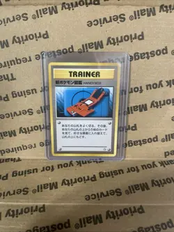New Pokedex HANDY808 Neo Genesis Uncommon Vintage Japanese Pokemon Card TCG NM - Image 1