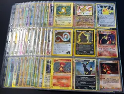 Lot of 108 ALL HOLO Vintage Pokemon Card 1st Edition Binder Collection - Image 1