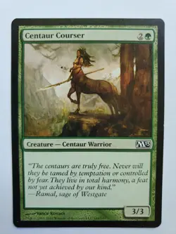 MTG Magic The Gathering Card Centaur Courser Creature Centaur Warrior Green M13 - Image 1