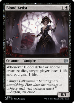 Blood Artist - 182 - Commander: The Lost Caverns of Ixalan- Near Mint - MTG - Image 1
