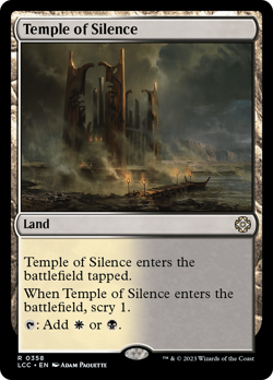 Temple of Silence - 358 - Commander: The Lost Caverns of Ixalan- Near Mint - MTG - Image 1