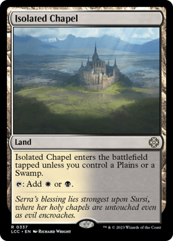 Isolated Chapel - 337 - Commander: The Lost Caverns of Ixalan- Near Mint - MTG - Image 1