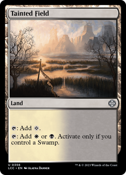 Tainted Field - 356 - Commander: The Lost Caverns of Ixalan- Near Mint - MTG - Image 1