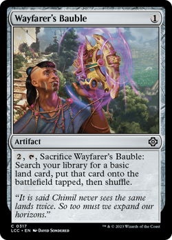 Wayfarer's Bauble - 317 - Commander: The Lost Caverns of Ixalan- Near Mint - MTG - Image 1