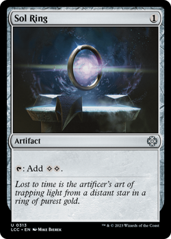 Sol Ring - 313 - Commander: The Lost Caverns of Ixalan- Near Mint - MTG - Image 1