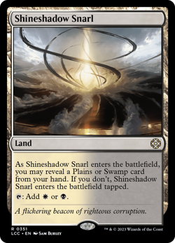 Shineshadow Snarl - 351 - Commander: The Lost Caverns of Ixalan- Near Mint - MTG - Image 1