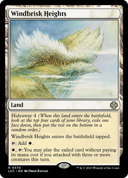 Windbrisk Heights - 370 - Commander: The Lost Caverns of Ixalan- Near Mint - MTG - Image 1