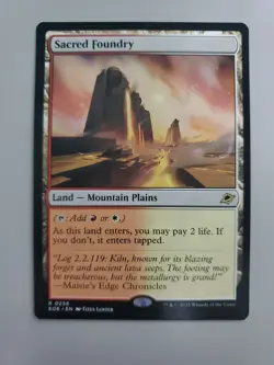 MTG Sacred Foundry Edge of Eternities Regular Rare - Image 1
