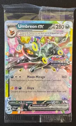 Umbreon ex 60/131 Stamped Sealed Pokemon TCG Prismatic Evolutions Promo - Image 1