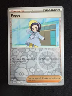 Poppy 193/197 Reverse Holo LP-NM - Pokemon TCG Obsidian Flames OBF Trainer - Image 1