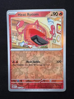 Heat Rotom 013/091 Reverse Holo Rare LP-NM - Pokemon TCG S&V Paldean Fates PAF - Image 1