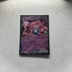 Team Rocket's Mewtwo EX Jumbo SVP 205 Destined Rivals Pokemon Promo Near Mint - Image 1