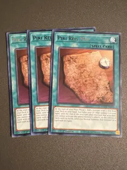 (X3) Piri Reis Map - AMDE-EN059 - Rare 1st Edition - Yugioh - Playset - Image 1