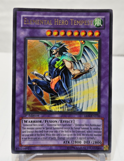 Elemental Hero Tempest EEN-EN034 Ultra Rare 1st Edition Yugioh 7124 - Image 1