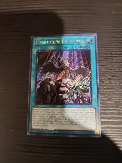 Yugioh Forbidden Droplet RA01-EN064 Platinum SR 1ST ED NM - Image 1