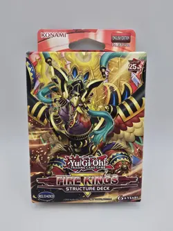 NEW Konami YuGiOh | Fire Kings Structure Deck 1st Edition | Factory Sealed - Image 1