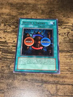 Shield & Sword MRD-131 Yugioh 25th Anniversary Rare Metal Raiders - LP - Image 1