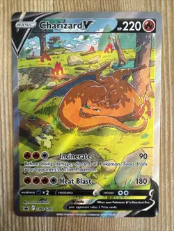 Charizard V - SWSH260 - Pokemon Sword & Shield Promo Ultra Rare Holo Card NM - Image 1