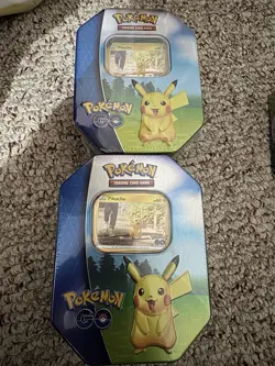 Pokemon Go! Tin Trading Card Game New & Factory Sealed All 5 Tin Included!! - Image 1