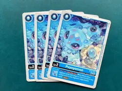 Puyoyomon BT22-001 Playset Cyber Eden Digimon Card Game x4 - Image 1