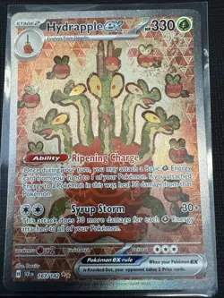 Pokemon TCG Hydrapple EX Stellar Crown Special Illustration Rare Card 167/142 - Image 1