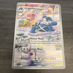 Pokemon Metagross 178/162 Temporal Forces Full Art Illustration Rare Card - Mint - Image 2