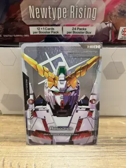 Gundam Card Game Newtype Rising Unicorn Gundam Resource R-003 C+ Holo Foil Rare - Image 1