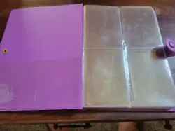 Pokemon - Official Purple Ash & Pikachu 4-Pocket TCG Card Binder Storage Vintage - Image 3