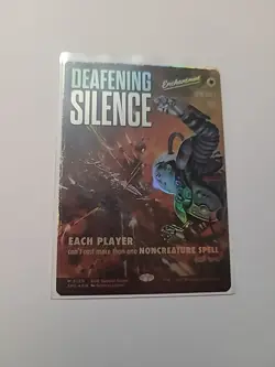 Mtg - Deafening Silence *Foil Showcase - 0120* #BE-109 - Image 1
