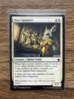 Hare Apparent - #15 - Foundations MTG - Image 1