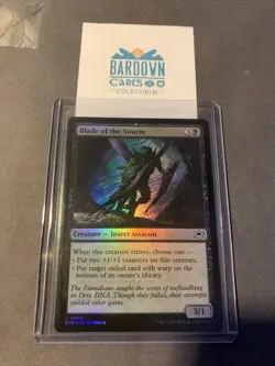 1x Blade of the Swarm - Foil - Edge Of Eternities - Near Mint, English - MTG! - Image 1