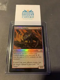 1x Oreplate Pangolin - Foil - Edge Of Eternities - Near Mint, English - MTG! - Image 1