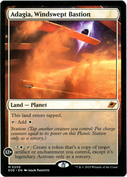 Adagia, Windswept Bastion - 0250 - Edge of Eternities - MTG - NM/M Ships Now - Image 1