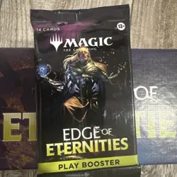 MTG EDGE of ETERNITIES play booster pack IN HAND - Image 1