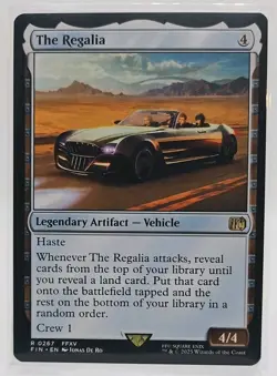 The Regalia R #267 Final Fantasy MTG Magic RARE FIN EN NM FF15 FFXV - FREE SHIP - Image 1