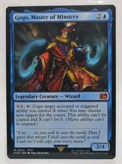 Gogo, Master of Mimicry M #54 MYTHIC MTG Final Fantasy FIN EN NM FF6 FFVI - Image 1