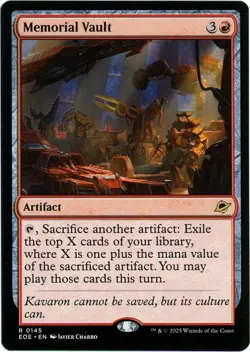 Memorial Vault - 0145 - Edge of Eternities - MTG - NM/M - Image 1