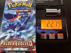 Pokemon Paldea Evolved Booster Pack Sealed 22.79g 3.77mm - Image 1