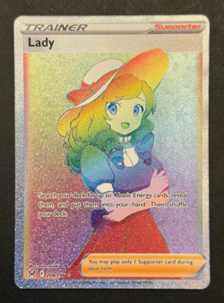Pokemon Lady 208/196 Lost Origin Rainbow Secret Rare Full Art Holo | Near Mint+ - Image 1