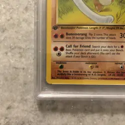 1999 Pokemon Jungle First 1st Edition Marowak #39 PSA 8 NM-MT - Image 3
