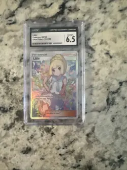 Pokemon 2018 Lillie 151/156 Full Art Ultra Prism CGC 6.5 - Image 1