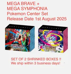Presale Mega Symphonia Mega Brave M1S M1L Pokemon Center Special Set Sealed - Image 1