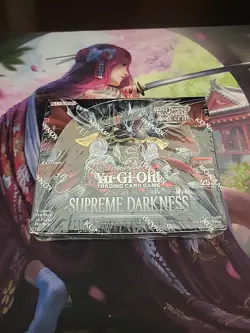 YuGiOh Supreme Darkness Booster Box Sealed - Image 1