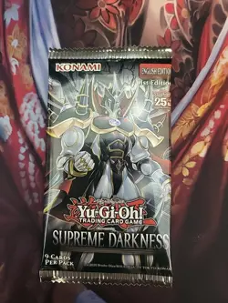 YuGiOh Supreme Darkness Booster Pack Sealed - Image 2