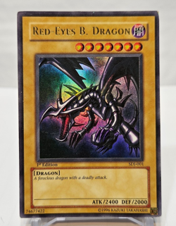 Red-Eyes B. Dragon SDJ-001 Ultra Rare 1st Edition Yugioh 7127 - Image 1