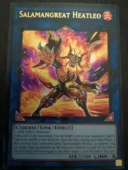 Salamangreat Heatleo - SDSB-EN040 - Ultra Rare - 1st Edition NM YuGiOh! Structu - Image 2
