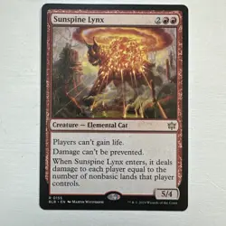 Sunspine Lynx Bloomburrow Regular - NM #155 MTG BLB - Image 1