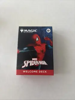Magic The Gathering Spider-Man Welcome Deck SDCC 2025 Hasbro - White Deck - Image 1